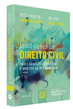 Livro Instituições De Direito Civil Volume 1 - Parte Geral Do Código Civil E Direitos Da Personalidade - Resumo, Resenha, PDF, etc.
