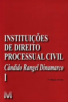 Livro Instituições De Direito Processual Civil - Volume 1 - Resumo, Resenha, PDF, etc.