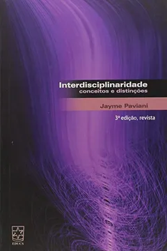 Capa do livro Interdisciplinaridade: Conceitos E Distincoes