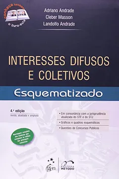 Livro Interesses Difusos e Coletivos. Esquematizado - Resumo, Resenha, PDF, etc.