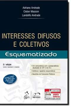 Livro Interesses Difusos E Coletivos. Esquematizado - Resumo, Resenha, PDF, etc.