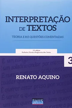 Livro Interpretação de Textos - Resumo, Resenha, PDF, etc.