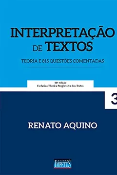 Livro Interpretação de Textos: Volume 3 - Resumo, Resenha, PDF, etc.