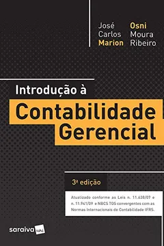 Livro Introdução à Contabilidade Gerencial - Resumo, Resenha, PDF, etc.