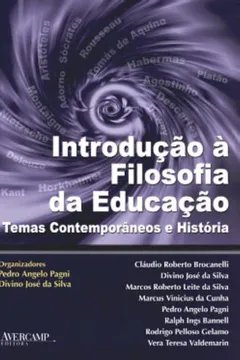 Capa do livro Introdução à Filosofia da Educação. Temas Contemporâneos e História
