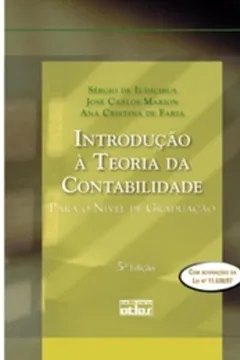 Livro Introdução à Teoria da Contabilidade. Para o Nível de Graduação - Resumo, Resenha, PDF, etc.