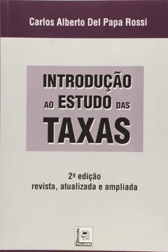 Capa do livro Introdução Ao Estudo Das Taxas