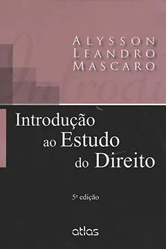 Livro Introdução ao Estudo do Direito - Resumo, Resenha, PDF, etc.