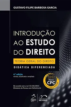 Livro Introdução ao Estudo do Direito. Didática Diferenciada - Resumo, Resenha, PDF, etc.