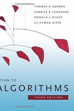 Capa do livro Introduction to Algorithms