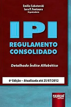 Livro IPI. Regulamento Consolidado - Resumo, Resenha, PDF, etc.