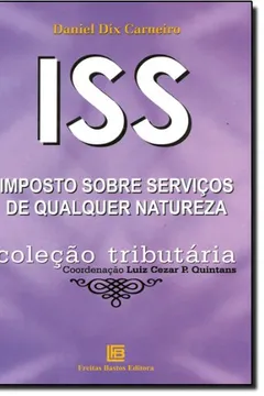 Livro ISS. Imposto Sobre Serviços - Resumo, Resenha, PDF, etc.