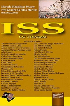 Livro ISS. Lei Complementar 116/2003 - Resumo, Resenha, PDF, etc.