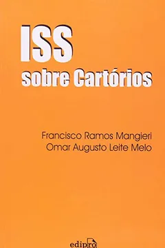 Livro ISS Sobre Cartórios - Resumo, Resenha, PDF, etc.