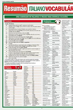 Livro Italiano. Vocabulário - Resumo, Resenha, PDF, etc.