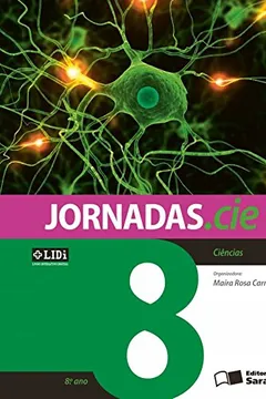 Capa do livro Jornadas.cie. Ciências. 8º Ano