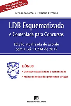 Livro LDB Esquematizada e Comentada Para Concursos - Resumo, Resenha, PDF, etc.