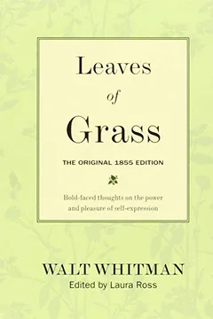 Capa do livro Leaves of Grass: The Original 1855 Edition: Bold-Faced Thoughts on the Power and Pleasure of Self-Expression