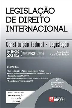 Livro Legislação de Direito Internacional - Resumo, Resenha, PDF, etc.