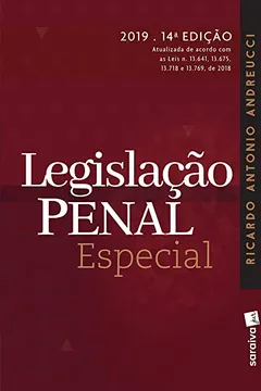 Livro Legislação penal especial - 14ª edição de 2019 - Resumo, Resenha, PDF, etc.