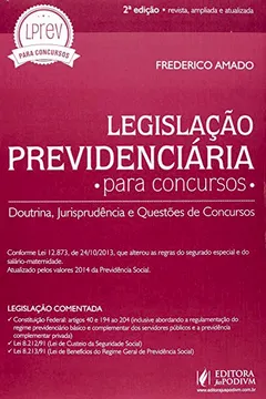 Livro Legislação Previdenciária Para Concursos - Resumo, Resenha, PDF, etc.