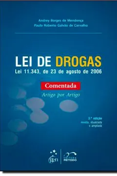 Capa do livro Lei de Drogas Comentada