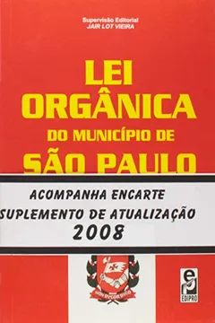 Livro Lei Orgânica do Município de São Paulo - Resumo, Resenha, PDF, etc.