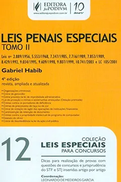 Livro Leis Especiais Para Concursos - V. 12 - Tomo Ii - Leis Penais Especiai - Resumo, Resenha, PDF, etc.