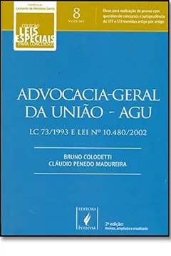 Capa do livro Leis Especiais Para Concursos - Volume 8. Coleção Leis Especiais Para Concursos