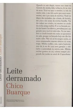 Livro Leite Derramado (Eletronico) - Resumo, Resenha, PDF, etc.