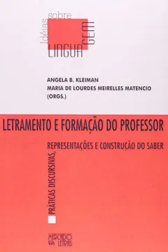 Capa do livro Letramento e Formação do Professor