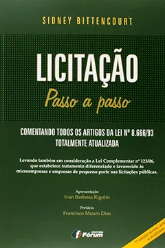 Livro Licitação Passo a Passo - Resumo, Resenha, PDF, etc.