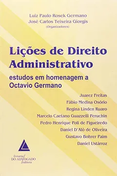 Capa do livro Lições De Direito Administrativo