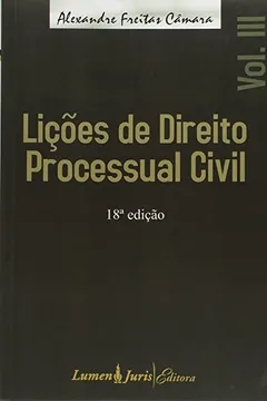 Livro Licoes De Direito Processual Civil - V. 3 - Resumo, Resenha, PDF, etc.