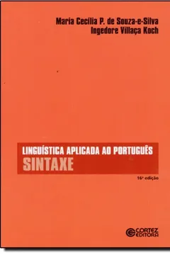 Capa do livro Linguística Aplicada ao Português. Sintaxe