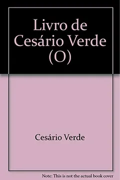 Capa do livro Livro de Cesário Verde (O)
