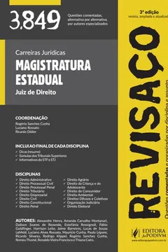 Livro Magistratura Estadual. Juiz de Direito. 3.849 Questões Comentadas - Coleção Revisaço - Resumo, Resenha, PDF, etc.