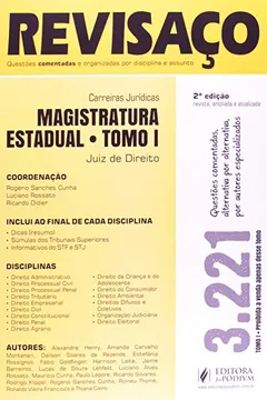 Livro Magistratura Estadual. Juiz De Direito - Tomo 1 e 2. Coleção Revisaço - Resumo, Resenha, PDF, etc.