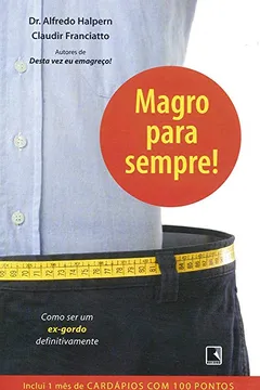 Capa do livro Magro Para Sempre!