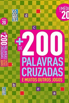 Livro MAIS 200 PALAVRAS CRUZADAS MÉDIO 20 - Resumo, Resenha, PDF, etc.