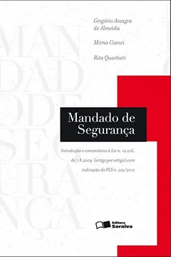 Livro Mandado de Segurança - Resumo, Resenha, PDF, etc.