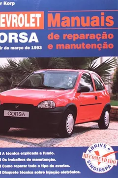 Capa do livro Manuais De Reparação E Manutenção De Chevrolet Corsa