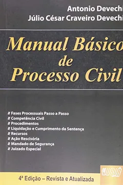 Livro Manual Básico de Processo Civil - Resumo, Resenha, PDF, etc.