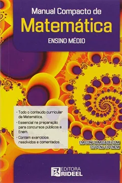 Livro Manual Compacto De Matematica. Ensino Medio - Resumo, Resenha, PDF, etc.