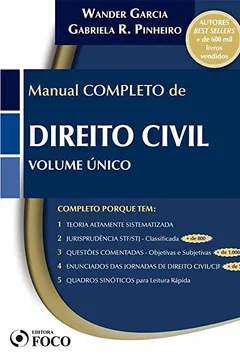 Livro Manual Completo de Direito Civil - Resumo, Resenha, PDF, etc.