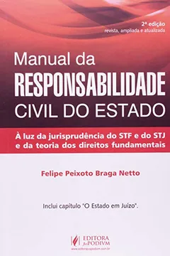Livro Manual Da Responsabilidade Civil Do Estado - Resumo, Resenha, PDF, etc.