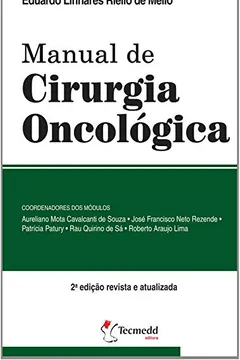 Capa do livro Manual de Cirurgia Oncológica