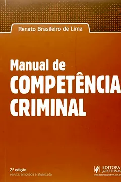 Livro Manual de Competência Criminal - Resumo, Resenha, PDF, etc.