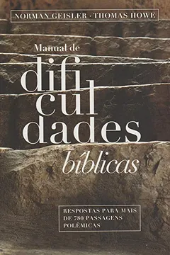 Livro Manual de Dificuldades Bíblicas - Resumo, Resenha, PDF, etc.