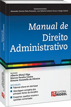 Livro Manual de Direito Administrativo - Resumo, Resenha, PDF, etc.